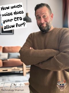 Every business has a noise floor.

Meetings. Tools. Dashboards. Alerts. Platforms stacked on platforms.
Most teams aren’t short on technology. They’re drowning in it.

In engineering, signal-to-noise ratio matters more than raw power.
The strongest signal still fails if the noise is too high.

That idea shows up everywhere.

Steve Jobs was obsessive about removing noise. Fewer products. Fewer buttons. Clear intent. Simplicity was not style. It was strategy.

Elon Musk talks about deleting before adding. Question every requirement. Assume complexity is guilty until proven innocent.

The best technology leaders do not add more signal.
They lower the noise floor.

Clear workflows beat more software.
Good data beats more data.
A simple system people actually use beats a powerful one they avoid.

If your team feels overwhelmed, the answer is rarely another tool.
It is clarity.

Reduce the noise.
Protect the signal.
Everything else gets easier. That’s 

#TechShamanism